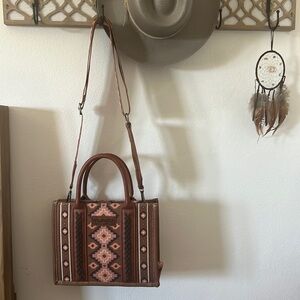 Wrangler Southwestern Print Crossbody Canvas Mini Tote. New w/o tags.
